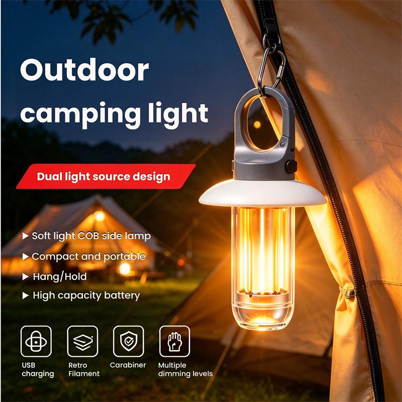 Outdoor Adventure Trips - Перезаряжаемый светодиодный фонарик с 5 режимами